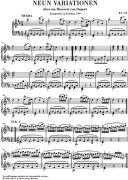 9 Variations On A Minuet By Duport: Kv573: Piano (Henle Ed) additional images 1 2