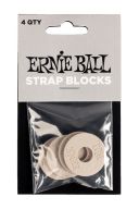 Ernie Ball Strap Block 4 Pack Grey additional images 1 1
