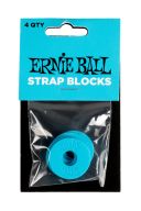 Ernie Ball Strap Block 4 Pack Blue additional images 1 1