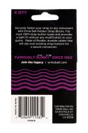 Ernie Ball Strap Block 4 Pack Purple additional images 1 2