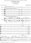 A Winter Day: Vocal SATB With Cello And Piano Accompaniment additional images 1 2