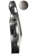 Young Polycarbonate Cello Case - Silver Weave additional images 1 2