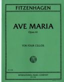 Ave Maria:  4 Cellos Set Of Parts (International) additional images 1 1