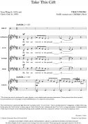 Take This Gift for SATB, piano, and hand drum additional images 1 2