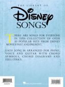Library Of Disney Songs: Piano Vocal & Guitar Chords (Hal Leonard) additional images 1 2