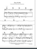 Adele Adkins : Easy On Me - Guitar, Piano, Voice - Faber Digital additional images 1 2