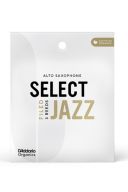 D'Addario Organic Select Jazz Filed Alto Saxophone Reeds (3 Pack) additional images 1 2