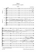 Mass For Double Choir A Cappella Vocal Score (Barenreiter) additional images 1 2