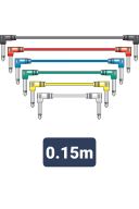 Lead: Cable: Chord Patch Lead: 15cm: Set Of 6 Coloured additional images 1 2