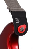 D'Addario Flex Lock Strap Block, Red additional images 1 2