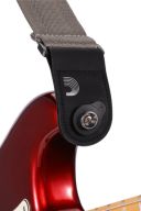 D'Addario Flex Lock Strap Block, Black additional images 1 2