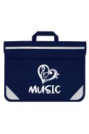 Music Case: Duo Music Navy Heart additional images 1 1