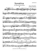 Sonatina For Clarinet & Piano (Clifton) additional images 1 2