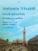 Four Sonatas, Op. 5 For Violin & Piano (Clifton) additional images 1 1