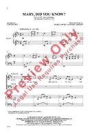Mary Did You Know? SATB & Piano (Alfred) additional images 1 2