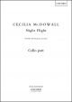 McDowall: Night Flight for SSATB and cello