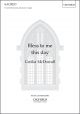 McDowall: Bless to me this day for SA (with divisions) and piano or organ (OUP) Digital Edition