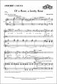 Rutter: Of a Rose, a lovely Rose for SATB and piano or small orchestra