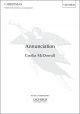 McDowall: Annunciation for SATB (with divisions) unaccompanied (OUP) Digital Edition
