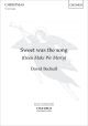 Bednall: Sweet was the song: SS & organ (OUP) Digital Edition