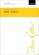 One Voice: SATB & orchestra or piano (OUP) Digital Edition