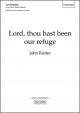 Rutter: Lord, thou hast been our refuge for SATB choir, solo trumpet,  (OUP) Digital Edition