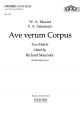 Mozart: Ave verum corpus for SATB, strings (and winds) and organ (OUP) Digital Edition
