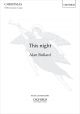Bullard: This Night: Vocal Satb & Piano (OUP) Digital Edition
