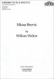 Walton: Missa Brevis for soprano and tenor soli, mixed chorus (with divisions) and organ (in the Glo