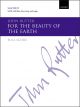 Rutter: For the beauty of the earth for SATB and four-piece ensemble (OUP) Digital Edition