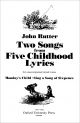 Rutter: Two Songs From Five Childhood Lyrics: Vocal SATB (OUP) Digital Edition