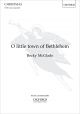 McGlade: O little town of Bethlehem for SATB choir unaccompanied