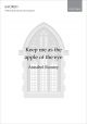 Rooney: Keep me as the apple of the eye for SATB (with divisions) unaccompanied
