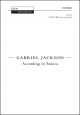 Jackson: According to Seneca for SATB (with divisions) unaccompanied (OUP) Digital Edition