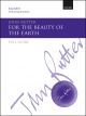 Rutter: For the beauty of the earth for SATB and small orchestra (OUP DIGITAL)