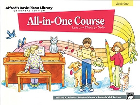 Alfred's Basic Piano All In One Course: Level 1: Piano