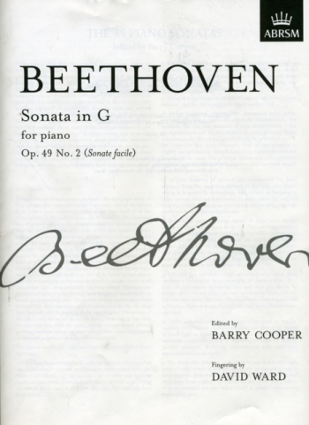 Piano Sonata G Major Op.49/2: Piano (ABRSM)