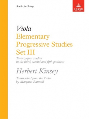 Elementary Progressive Studies Set III Viola (ABRSM)