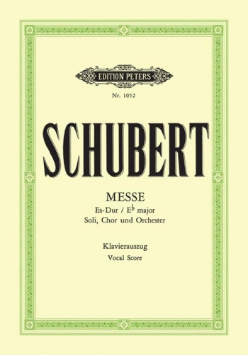 Mass No.6 In Eb Major D950: Vocal Score (Peters)