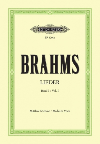 Lieder: Complete Songs Vol.1 High Voice & Piano (Peters)