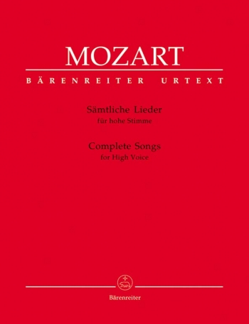 Complete Songs: High Voice (Barenreiter)