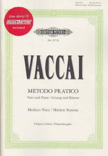 Practical Method (Metodo Pratico) Medium Voice: Book & CD  (Peters)