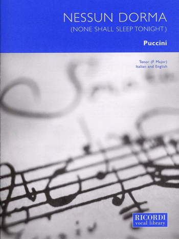 Nessun Dorma In F: Vocal: Solo Song (Ricordi)