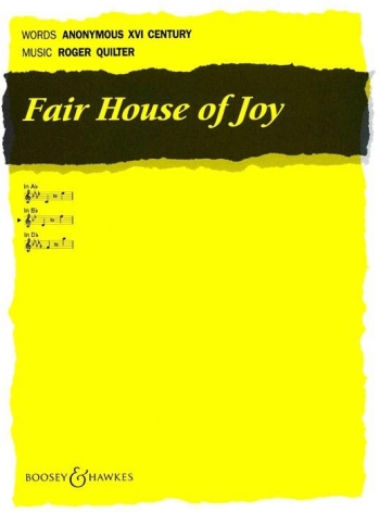 Fair House Of Joy In Bb: Vocal: Solo Song