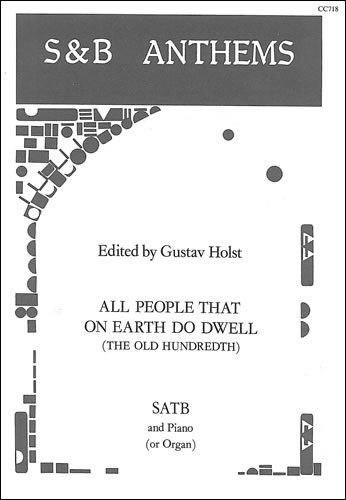 All People That On Earth Do Dwell (the Old 100th) Vocal SATB