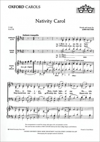 Nativity Carol Vocal SATB (OUP)