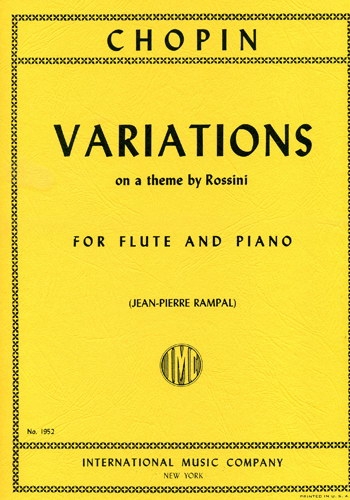 Variations On A Theme By Rossini: Flute & Piano (International)