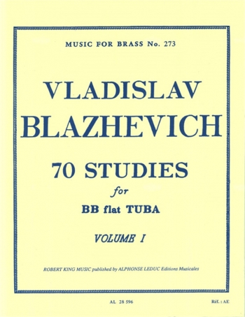 70 Studies Vol.1: Bb Tuba: Bass Clef (Leduc)