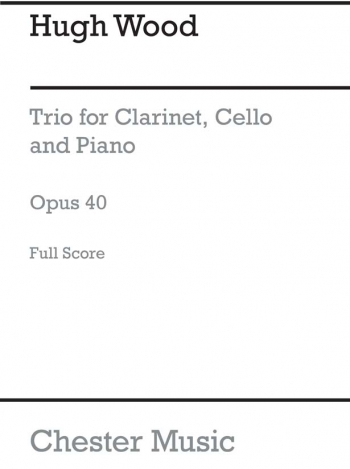 Trio For Clarinet Cello And Piano: Woodwind Trio: Score