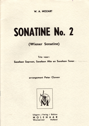 Sonatine No 2: Saxophone: Trios (SAB)